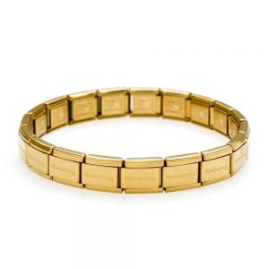 Nomination CLASSIC STAINLESS STEEL 17 LINK GOLD BRACELET 030001/SI/008