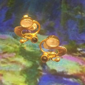 🎨 Monet Water 💦 Lillies Earrings