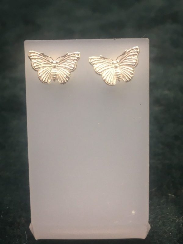 Silver Butterfly Stud Earrings SGH3777/S