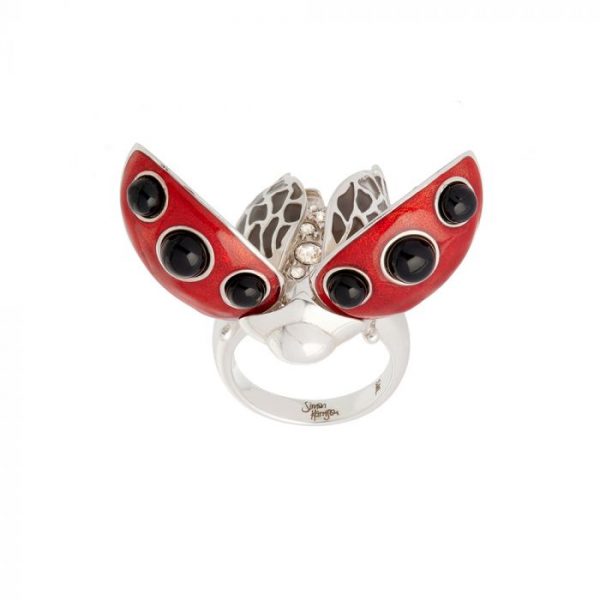 Lucky Ladybird Ring ACSHJ392-05-145-100