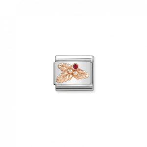 Nomination Classic Rose Gold Holly with CZ Charm 430305/22