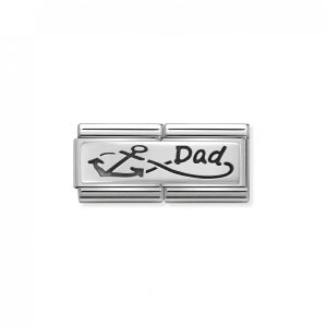 Nomination Classic Silvershine Double Infinity Dad Anchor Charm 330710/05