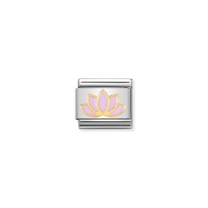 Nomination Classic Gold Lotus Flower Charm 030278/17