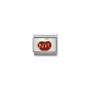 Nomination Classic Gold NYC Apple Charm 030243/19