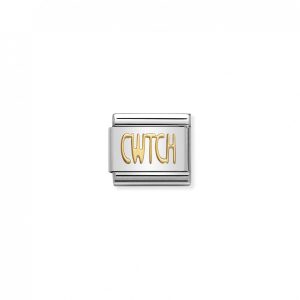 Nomination Classic Gold CWTCH (Welsh Hug) Charm 030107/19