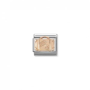 Nomination Classic Rose Gold Suitcase Charm 430102/07