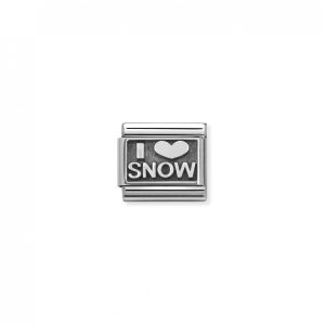 Nomination Classic Silvershine I Love Snow Charm 330102/21