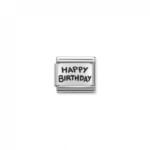 Nomination Classic Silvershine Happy Birthday Charm 330102/41