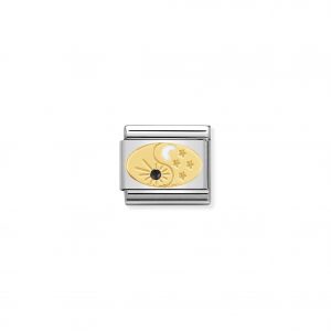 Nomination Classic Gold Tao Sun and Moon Charm 030272/51