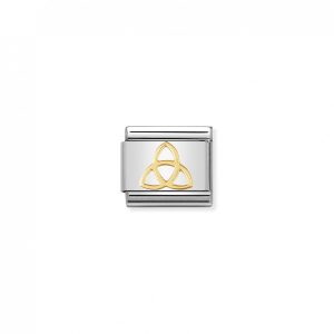 Nomination Classic Gold Trinity Knot Charm 030119/04