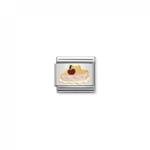 Nomination Classic Gold Cherry Bakewell Slice Charm 030285/01