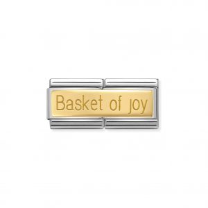 Nomination Classic Gold Basket of Joy Double Charm 030710/19