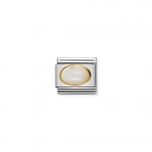Nomination Gold Mother of Pearl Charm 030502/12