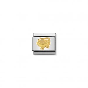 Nomination Classic Gold Cheshire Cat Charm 030149/21