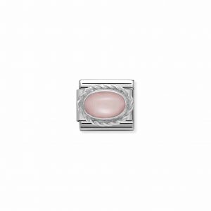 Nomination Classic Silvershine Pink Opaline Charm 330503/22