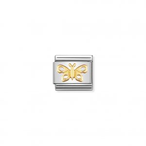 Nomination Classic Gold Butterfly Charm 030114/02