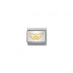 Nomination Classic Gold Star Angel Charm 030162/45