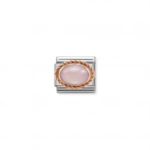 Nomination Classic Rose Gold Pink Opaline Charm 430507/22