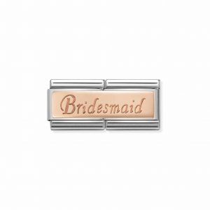 Nomination Classic Rose Gold Bridesmaid Double Charm 430710/08