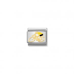 Nomination Classic Gold Yellow Cycling Charm 030259/13