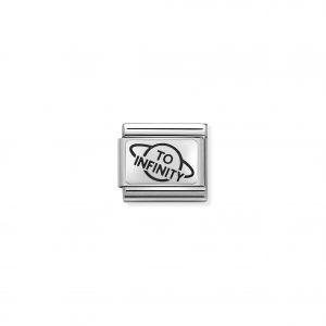 Nomination Silvershine To Infinity Charm 330109/24 (To Infinity and Beyond Set)