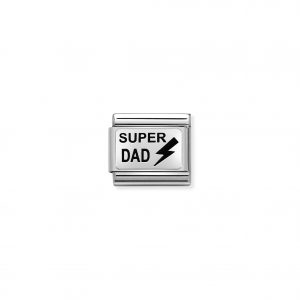 Nomination Classic Silvershine Super Dad Charm 330208/32