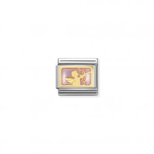 Nomination Classic Gold Messenger Angel Attraction Charm 030284/32