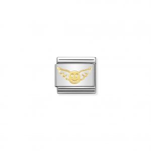 Nomination Classic Gold Angel of Happiness Charm 030162/46