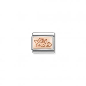 Nomination Classic Rose Gold Angel of Good Luck Charm 430101/47