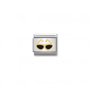 Nomination Classic Gold Black Sunglasses Charm 030208/18