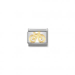 Nomination Classic Gold Bike Charm 030108/04