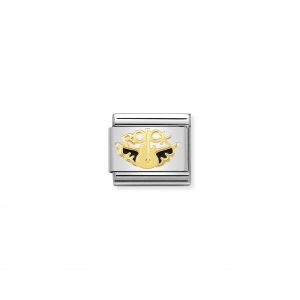 Nomination Classic Gold Rock Angel Charm 030272/35