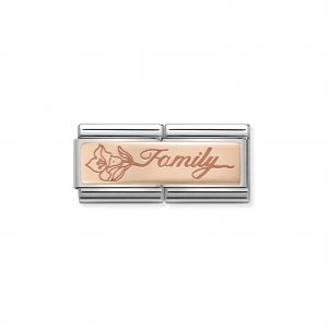Nomination Classic Rose Gold Family Double Charm 430710/17