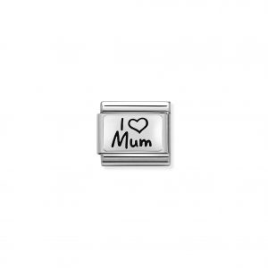 Nomination Silvershine I Love Mum Charm 330111/01