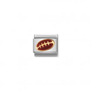 Nomination Classic Gold American Football Charm 030203/09