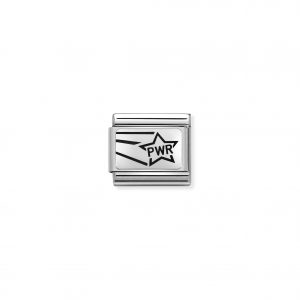 Nomination Classic Silvershine PWR Star Charm 330109/19 (Girl Power Set)