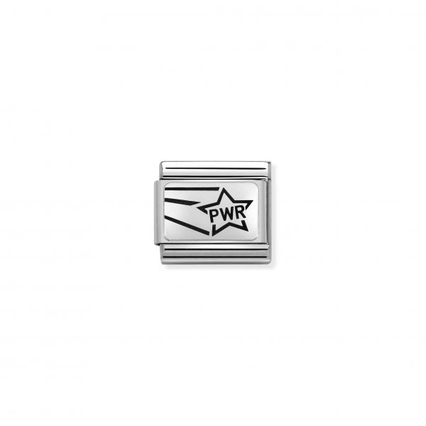 Nomination Classic Silvershine PWR Star Charm 330109/19 (Girl Power Set)