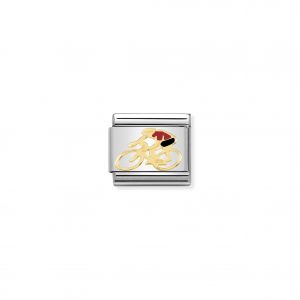 Nomination Classic Gold Red Cycling Charm 030259/14