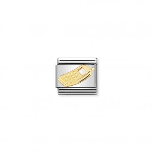 Nomination Classic Gold Cell Phone Charm 030108/11