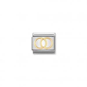 Nomination Classic Gold Wedding Rings Charm 030109/21