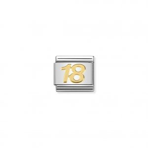 Nomination Classic 18ct Gold 18 Charm 030109/34