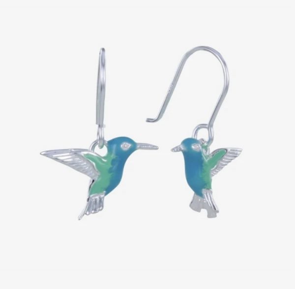 Humming Bird Silver Earrings ACRRBB24EA