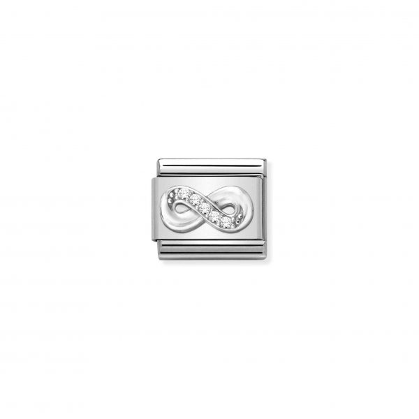 Nomination Silvershine Infinity CZ Charm 330304/41